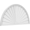 Ekena Millwork Half Round Sunburst Architectural Grade PVC Pediment, 52"W x 26"H x 2"P PEDPS052X260HRO01 - alternate 1